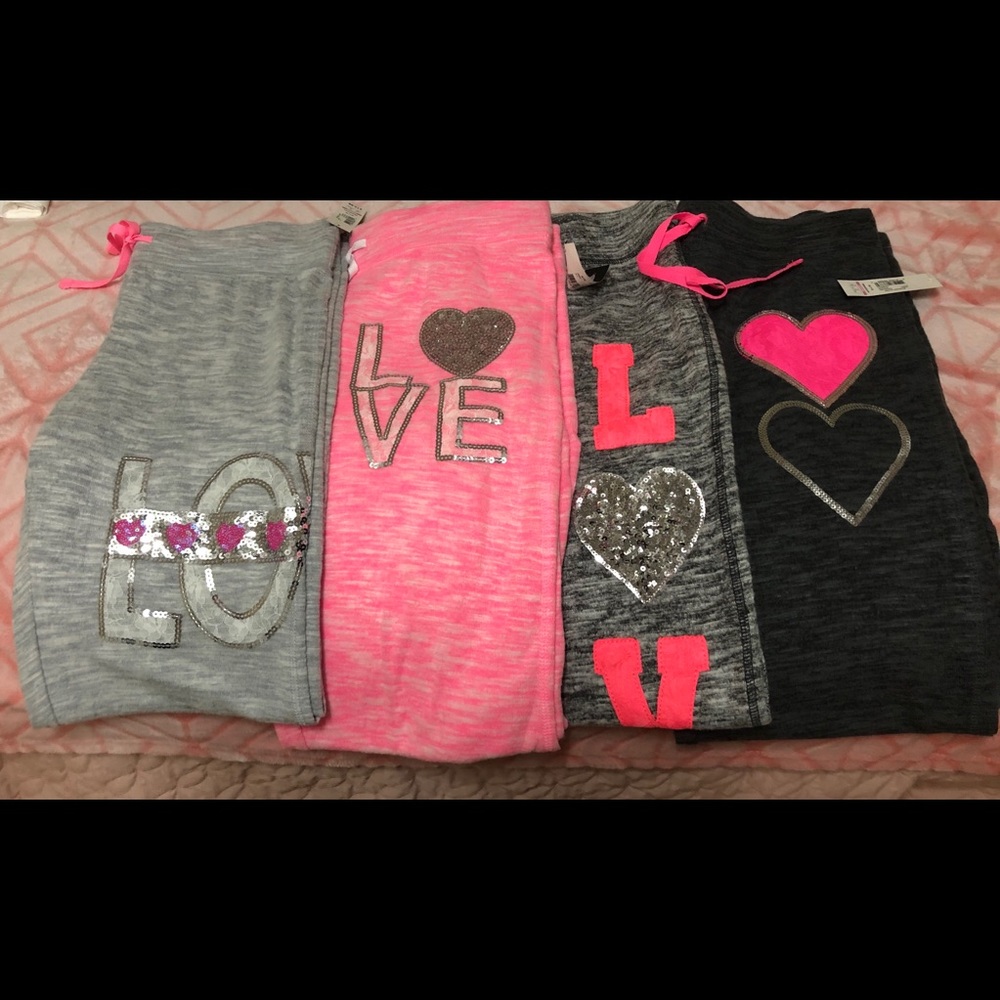 Medium soft pants sequins 4 pairs NWT